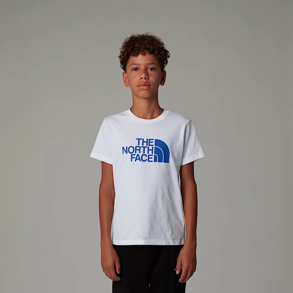 Hot The North Face Chłopięcy T-shirt Easy TNF White