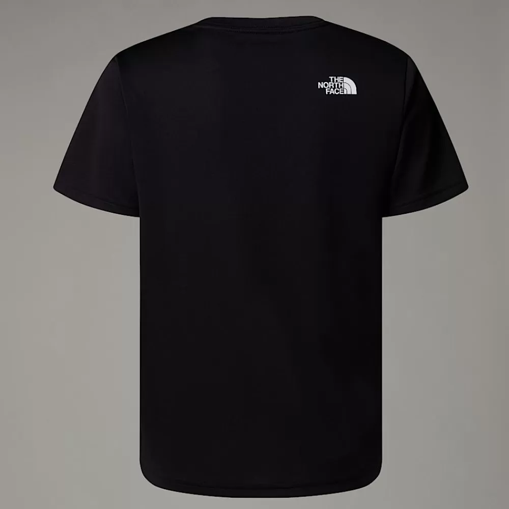 Sale The North Face Chłopięcy T-shirt Reaxion TNF Black