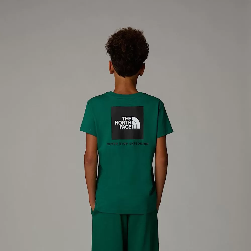 Cheap The North Face Chłopięcy T-shirt Redbox Evergreen