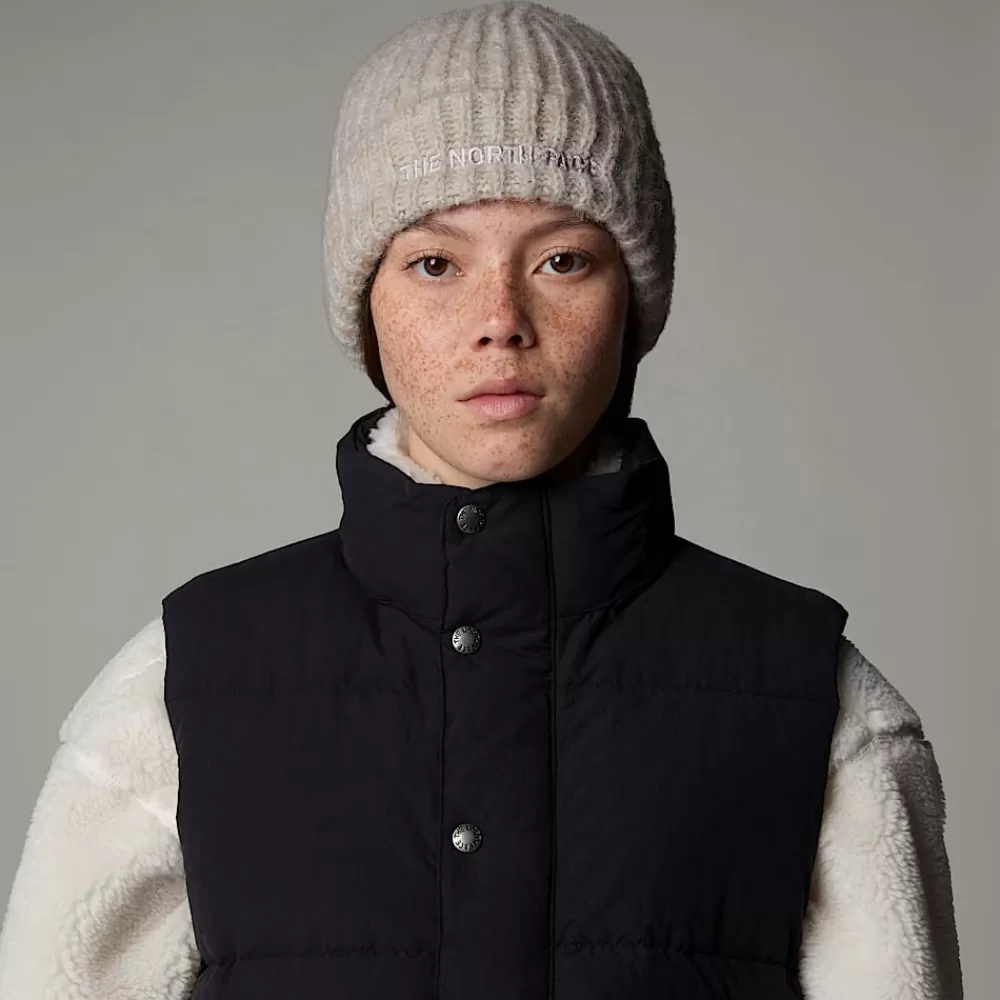 Clearance The North Face Czapka Beanie Fohair Cabin White Dune