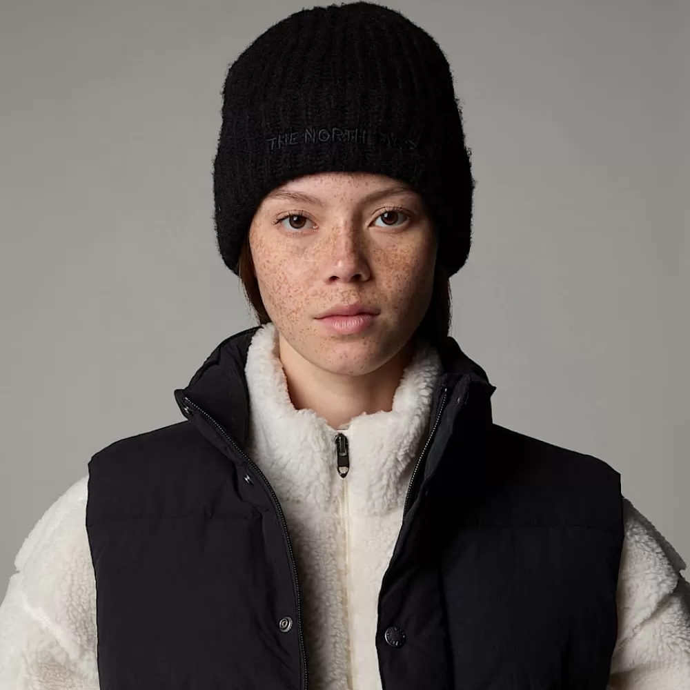 Shop The North Face Czapka Beanie Fohair Cabin TNF Black