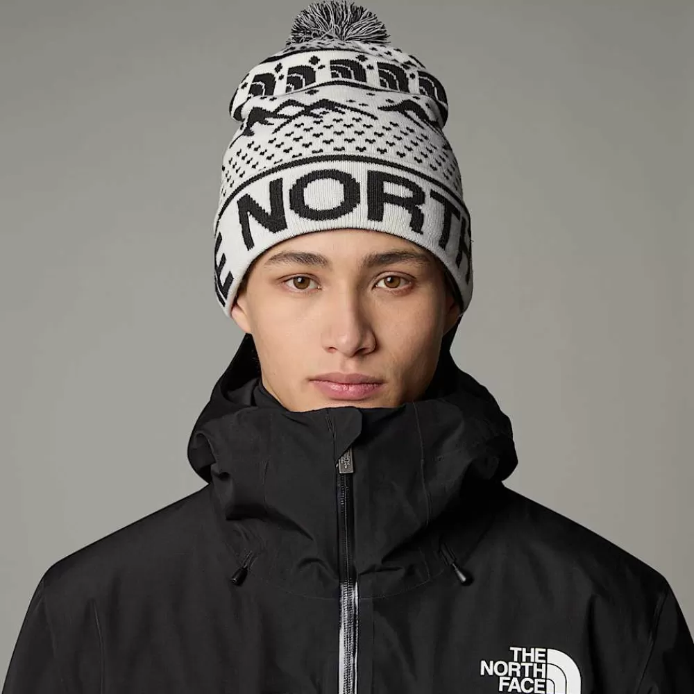 Outlet The North Face Czapka Beanie Ski Tuke GARDENIA WHITE/TNF BLACK