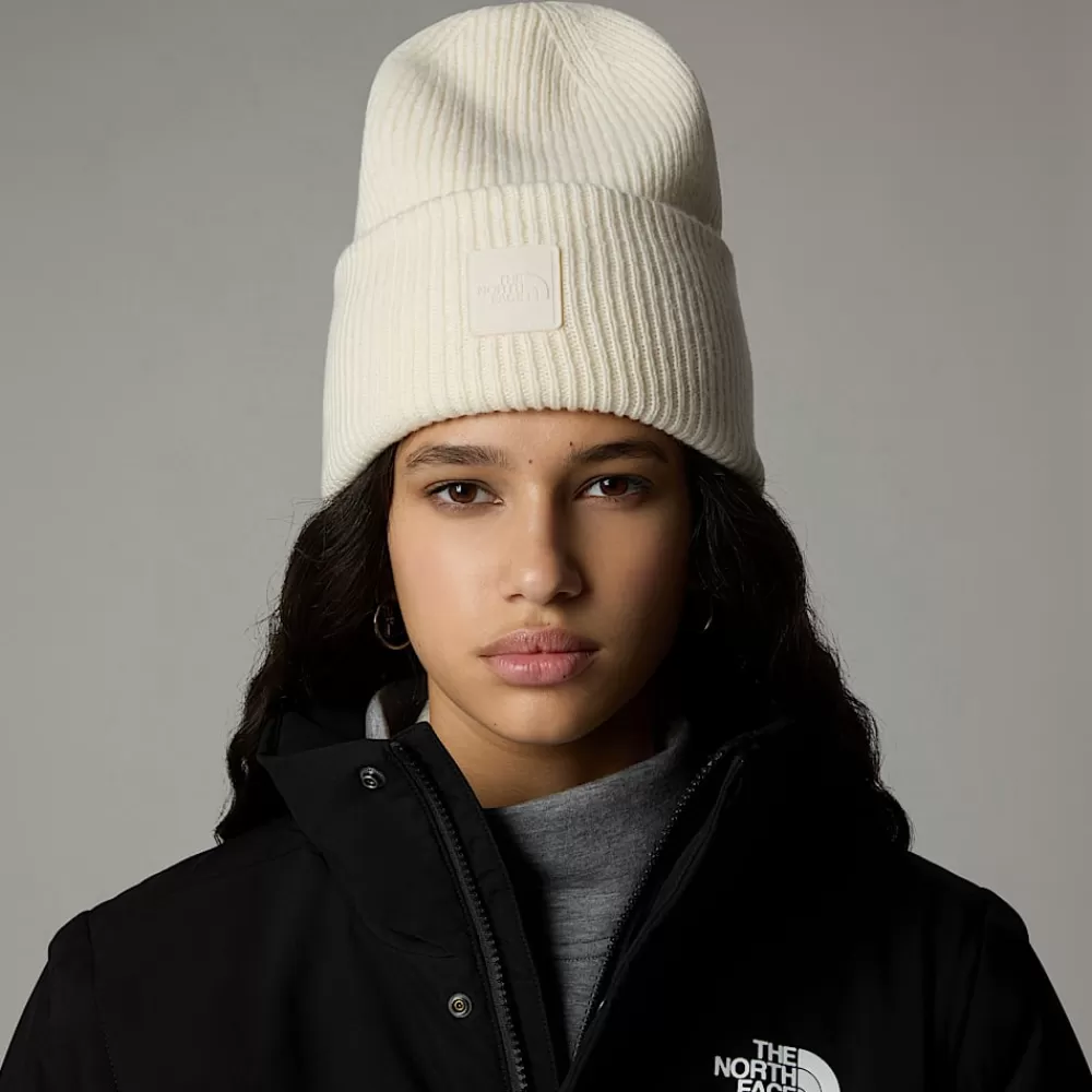 Best The North Face Czapka Beanie Urban Patch White Dune