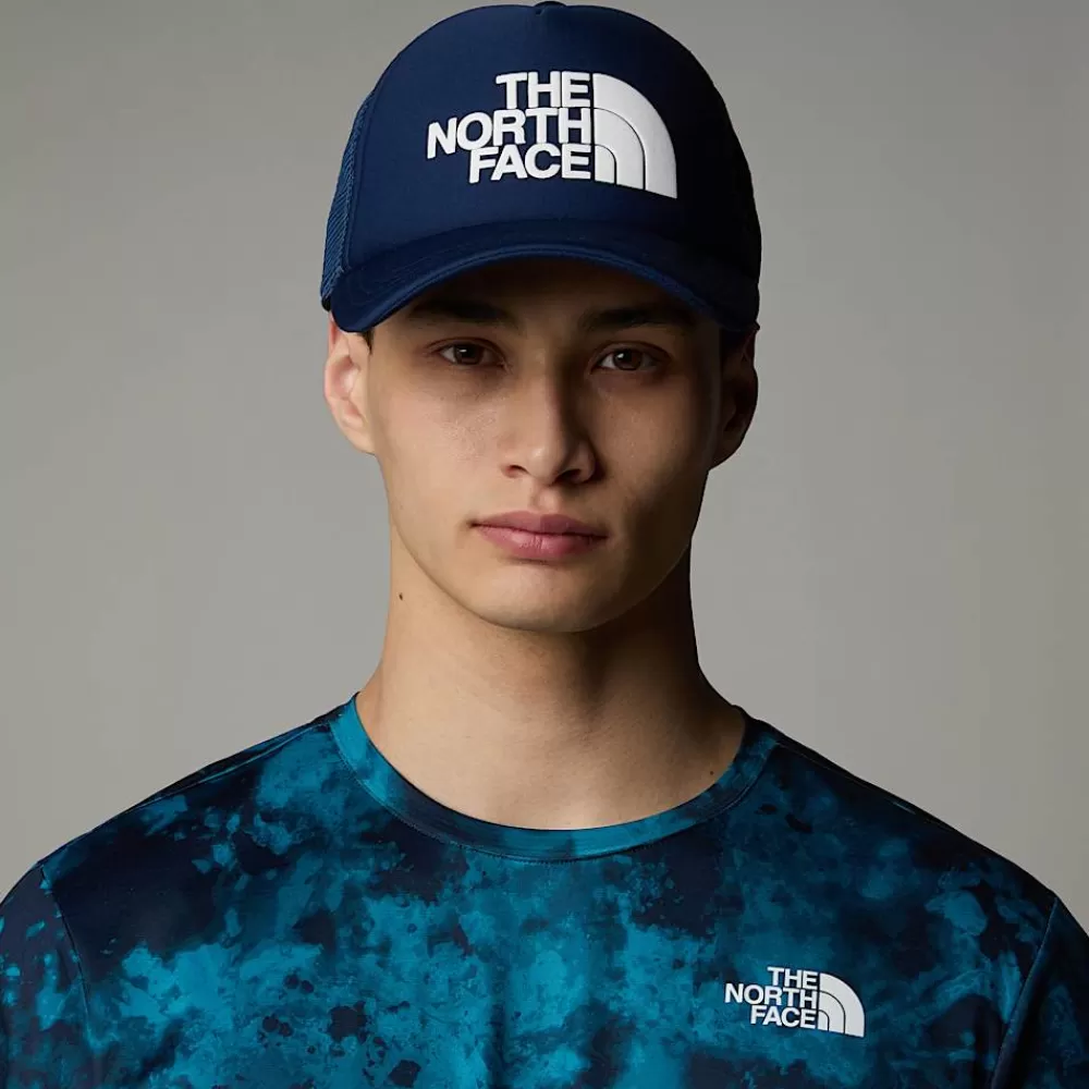 Best The North Face Czapka Z Daszkiem I Logo TNF Trucker Summit Navy