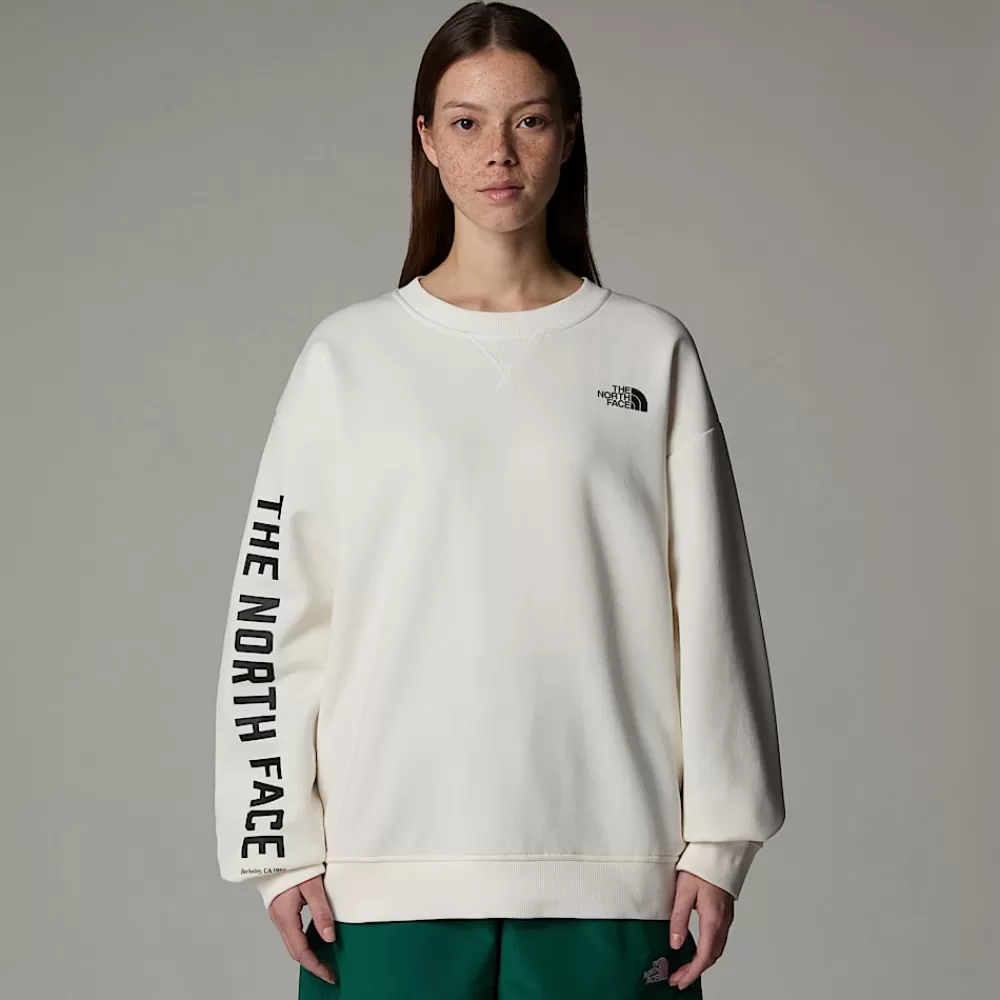 Outlet The North Face Damska Bluza Z Grafiką Varsity White Dune