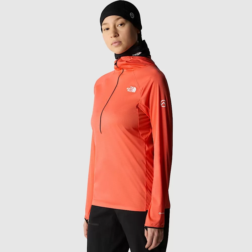 Online The North Face Damska Bluza Z Kapturem Summit Direct Sun Radiant Orange