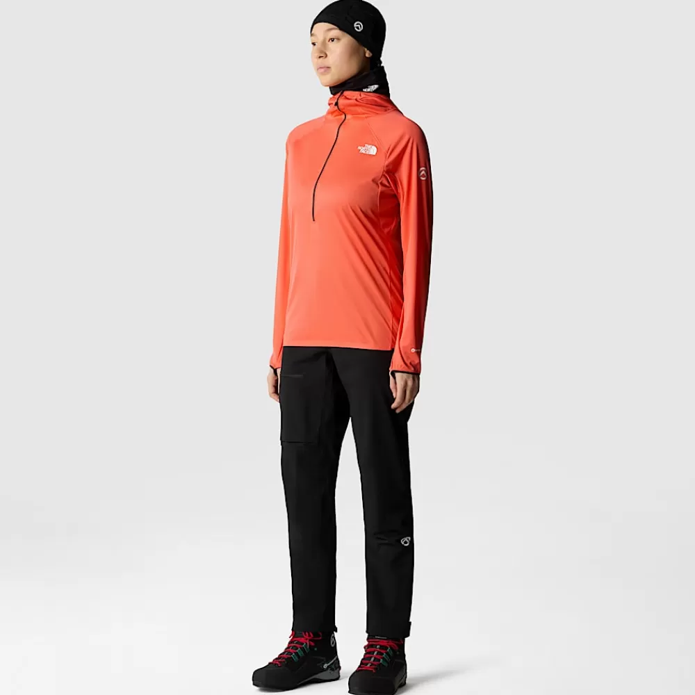 Online The North Face Damska Bluza Z Kapturem Summit Direct Sun Radiant Orange