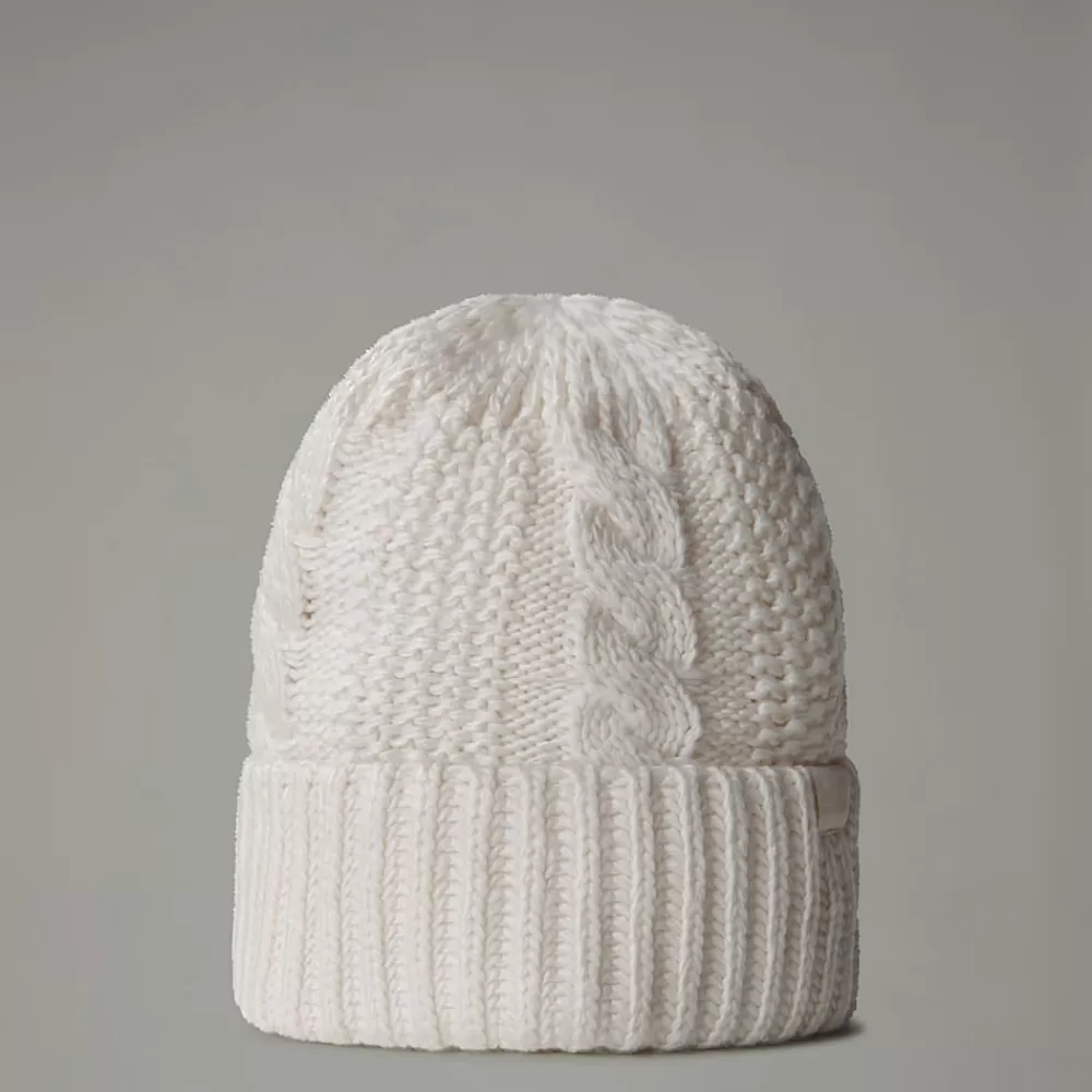 Cheap The North Face Damska Czapka Beanie Oh-Mega White Dune