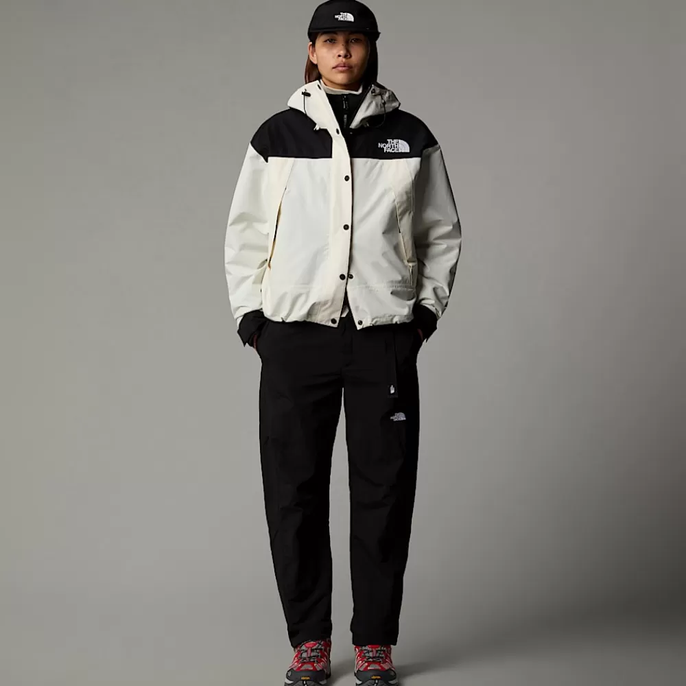 Clearance The North Face Damska Krótka Kurtka Mountain Mono White Dune-TNF Black