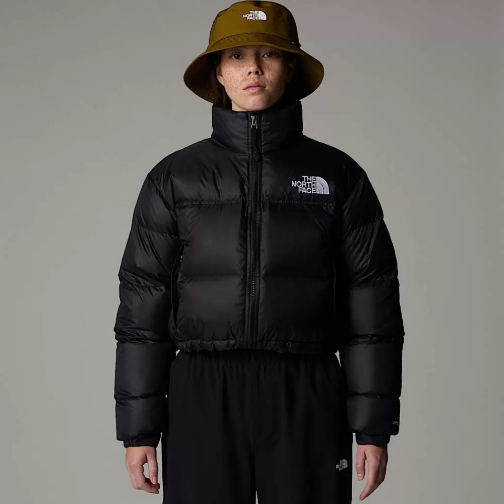 Flash Sale The North Face Damska Krótka Kurtka Nuptse TNF Black-TNF Black