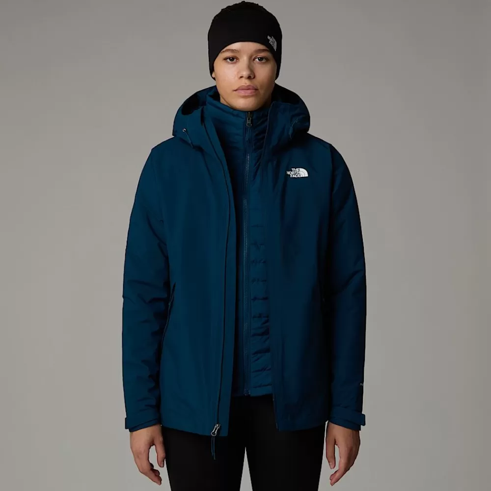 Online The North Face Damska Kurtka 3 W 1 Carto Triclimate Midnight Petrol