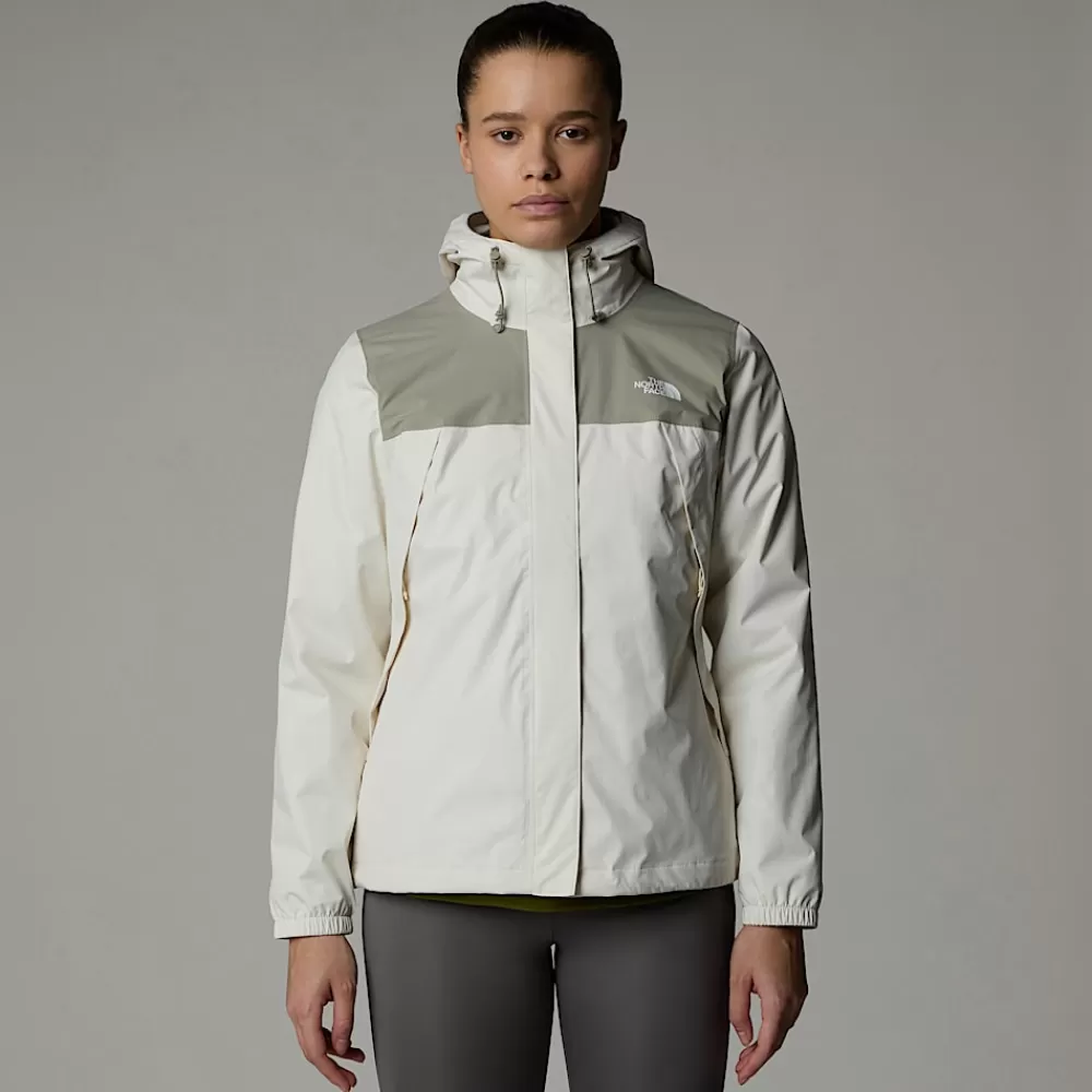 Hot The North Face Damska Kurtka Antora White Dune-Clay Grey