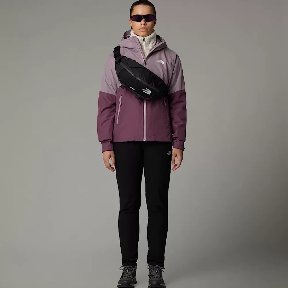 Clearance The North Face Damska Kurtka Diablo Dynamic Zip-In Purple Chalk-Midnight Mauve