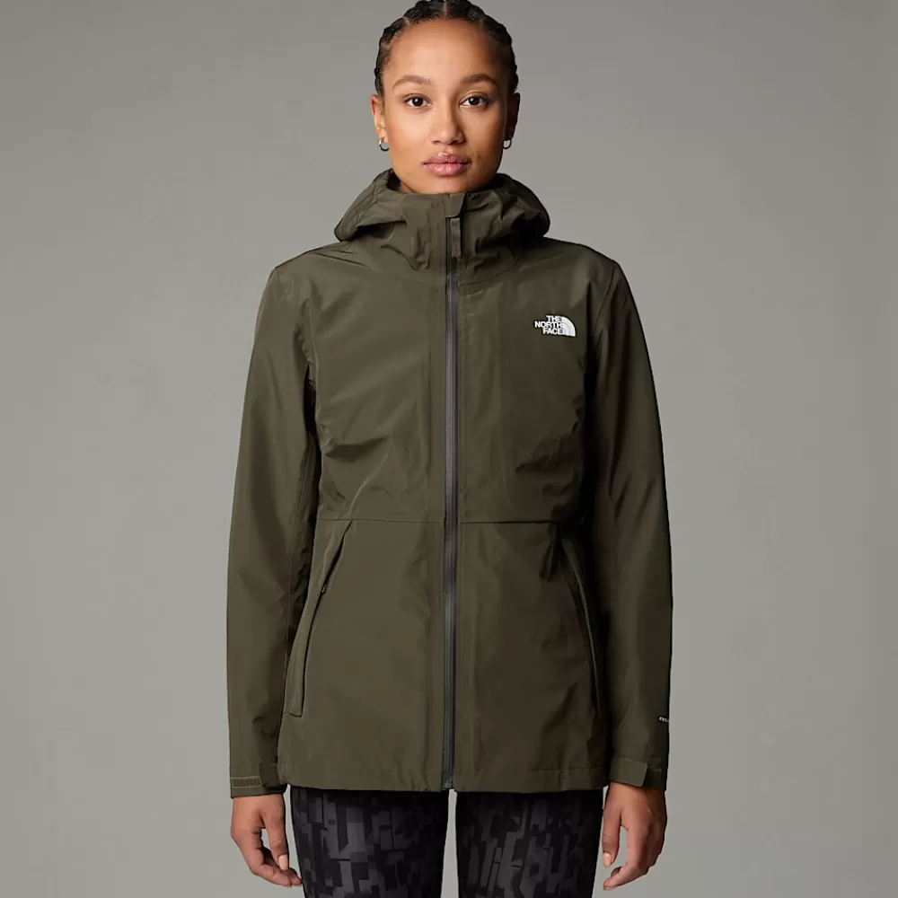 Flash Sale The North Face Damska Kurtka Dryzzle FUTURELIGHT™ New Taupe Green