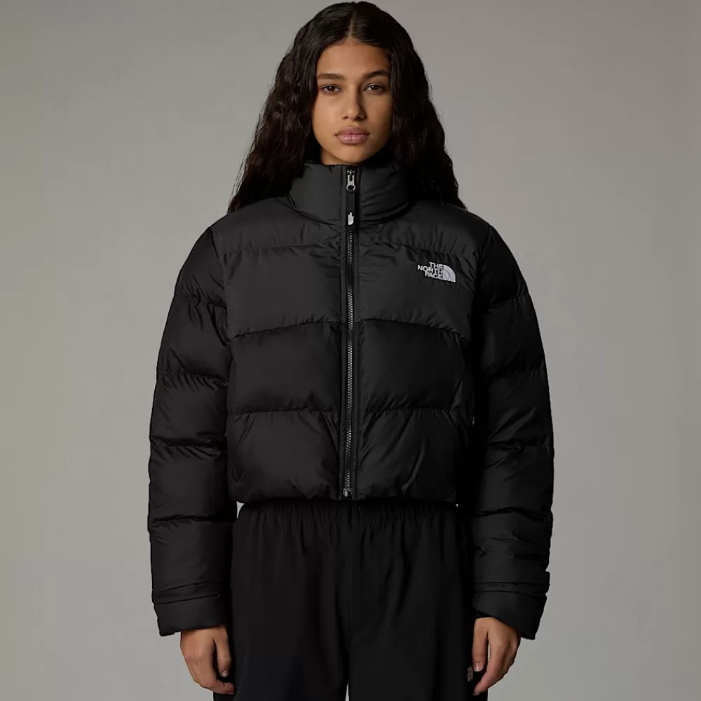 Shop The North Face Damska Kurtka O Skróconym Kroju Saikuru TNF Black-Asphalt Grey