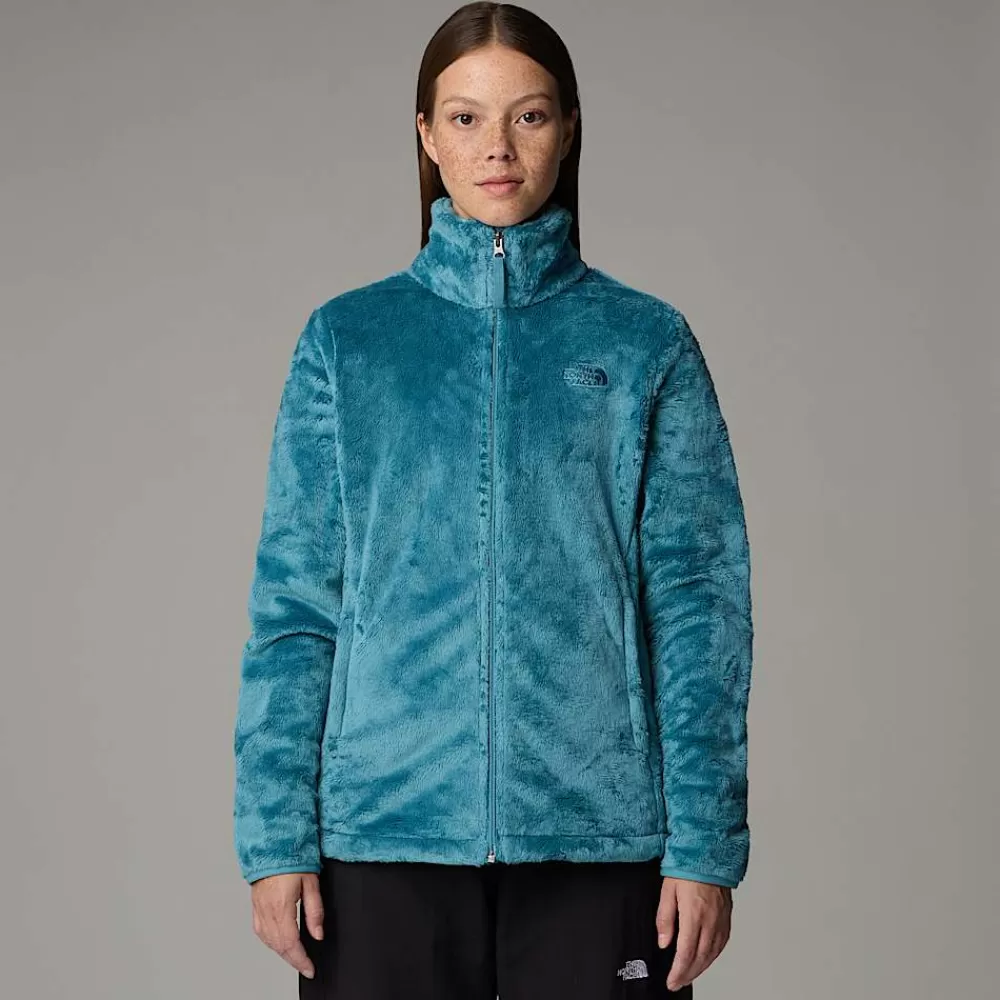 New The North Face Damska Kurtka Polarowa Osito Algae Blue