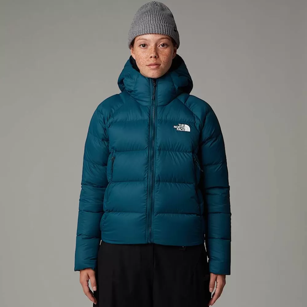 Best Sale The North Face Damska Kurtka Puchowa Z Kapturem Hyalite Midnight Petrol