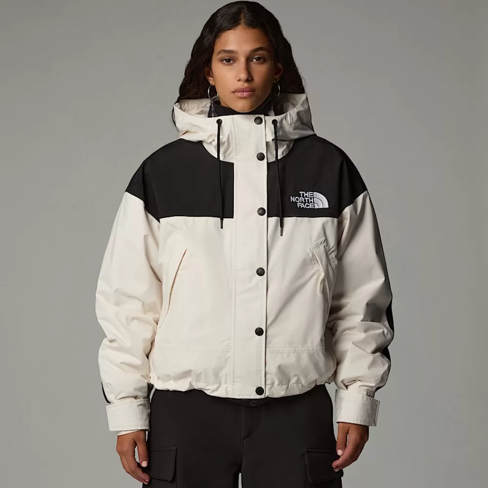 Cheap The North Face Damska Kurtka Reign On White Dune-TNF Black