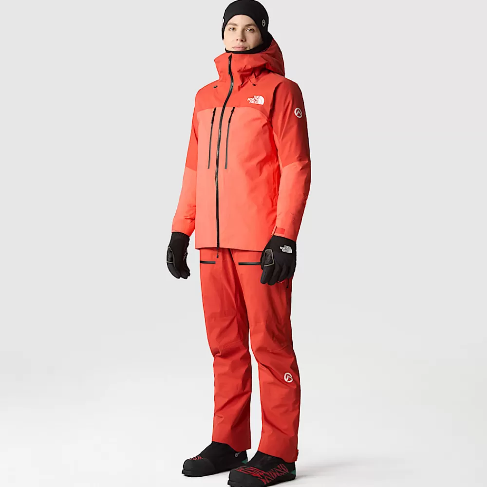 Hot The North Face Damska Kurtka Summit Pumori GORE-TEX® Pro Radiant Orange-Auburn Glaze