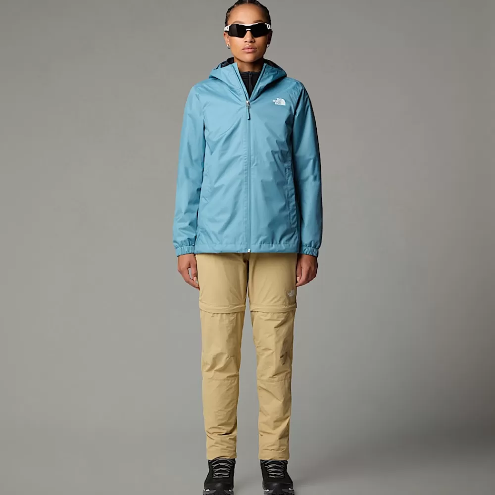 Discount The North Face Damska Kurtka Z Kapturem Quest Algae Blue