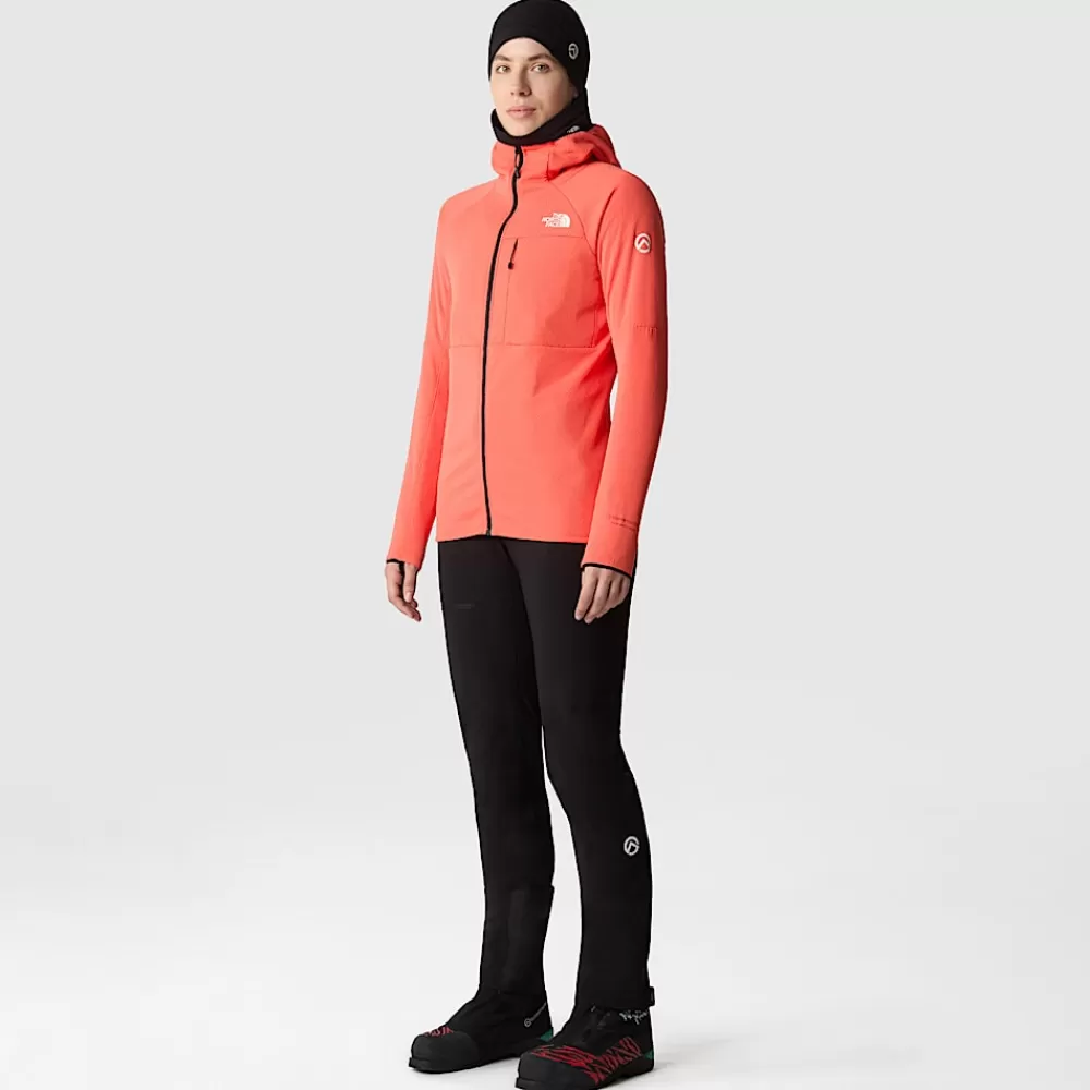 Shop The North Face Damska Kurtka Z Kapturem Summit Series™ FUTUREFLEECE™ Radiant Orange