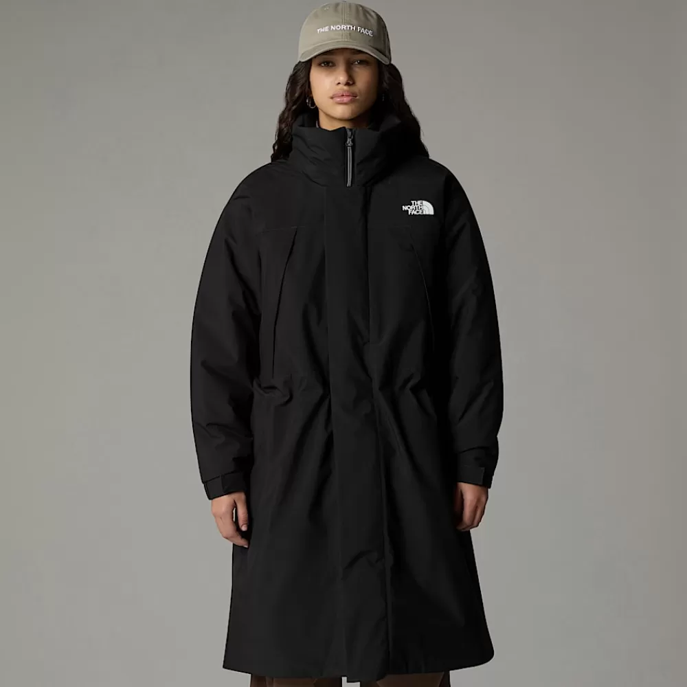 Best Sale The North Face Damska Ocieplana Długa Parka TNF Black