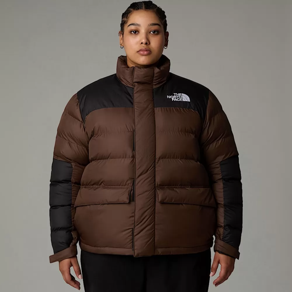 Fashion The North Face Damska Ocieplana Kurtka Limbara Plus Size Smokey Brown