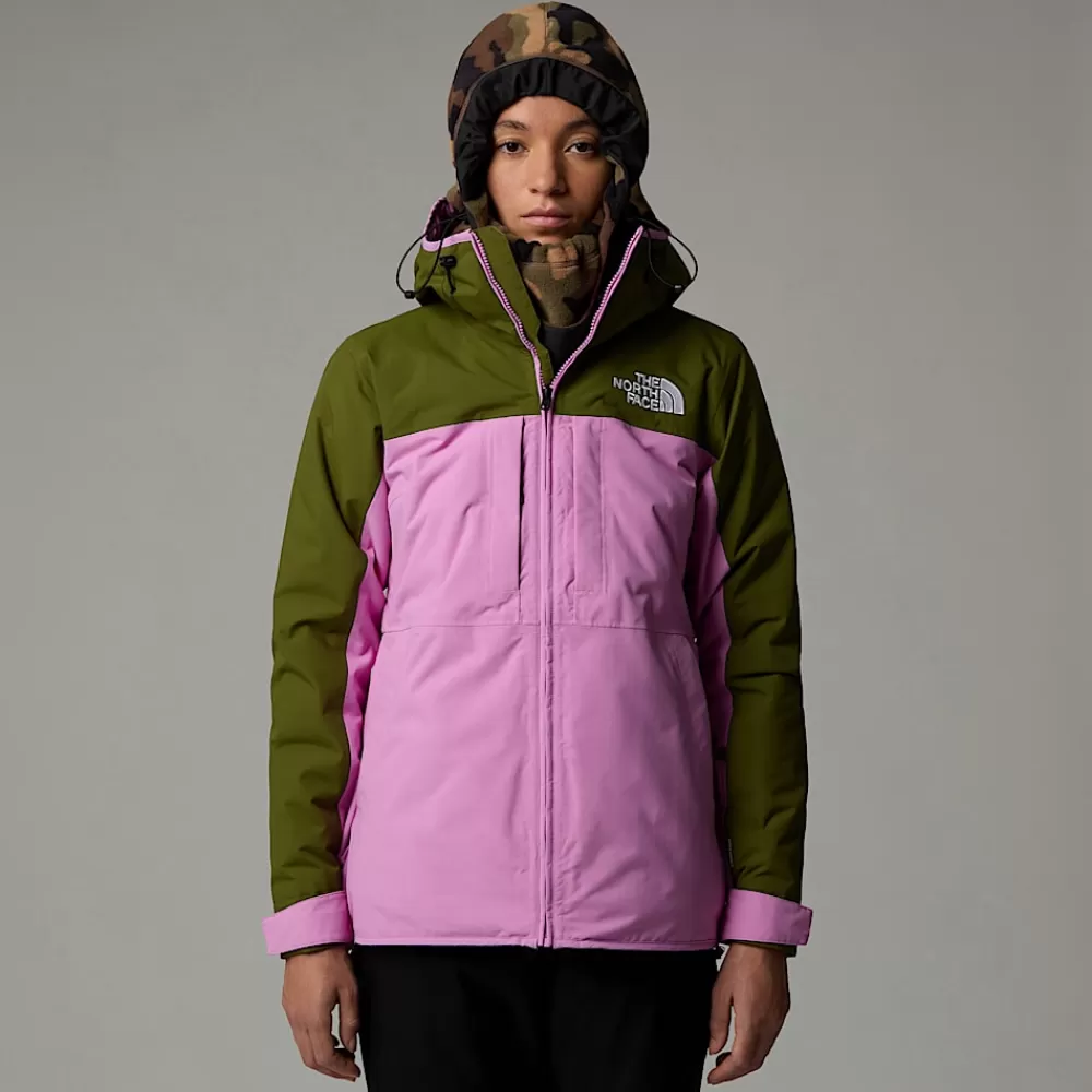 Sale The North Face Damska Ocieplana Kurtka Namak Forest Olive-Dragonfruit