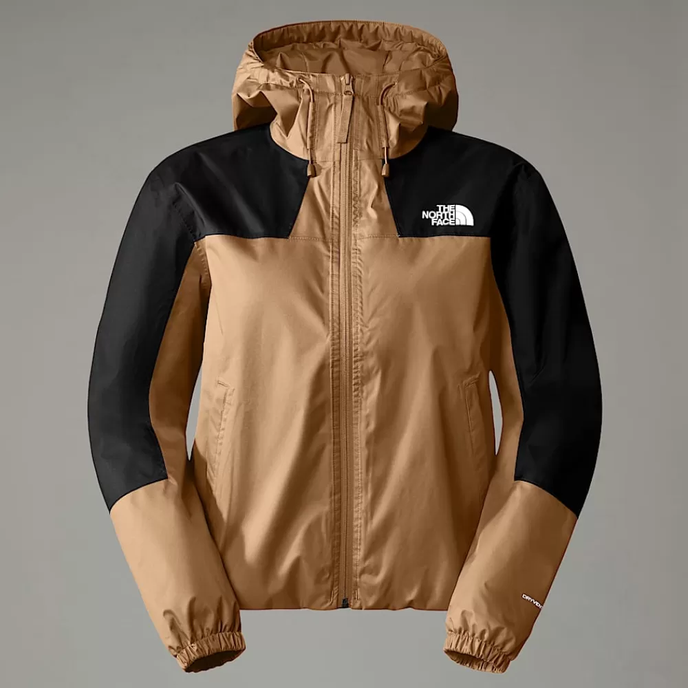 Hot The North Face Damska Ocieplana Kurtka Wierzchnia LFS ALMOND BUTTER/TNF BLACK