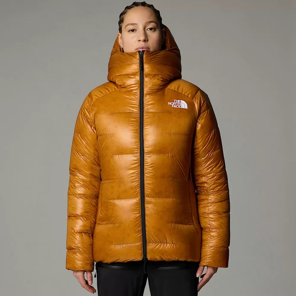 Cheap The North Face Damska Parka Puchowa Summit Pumori Iron Citrus