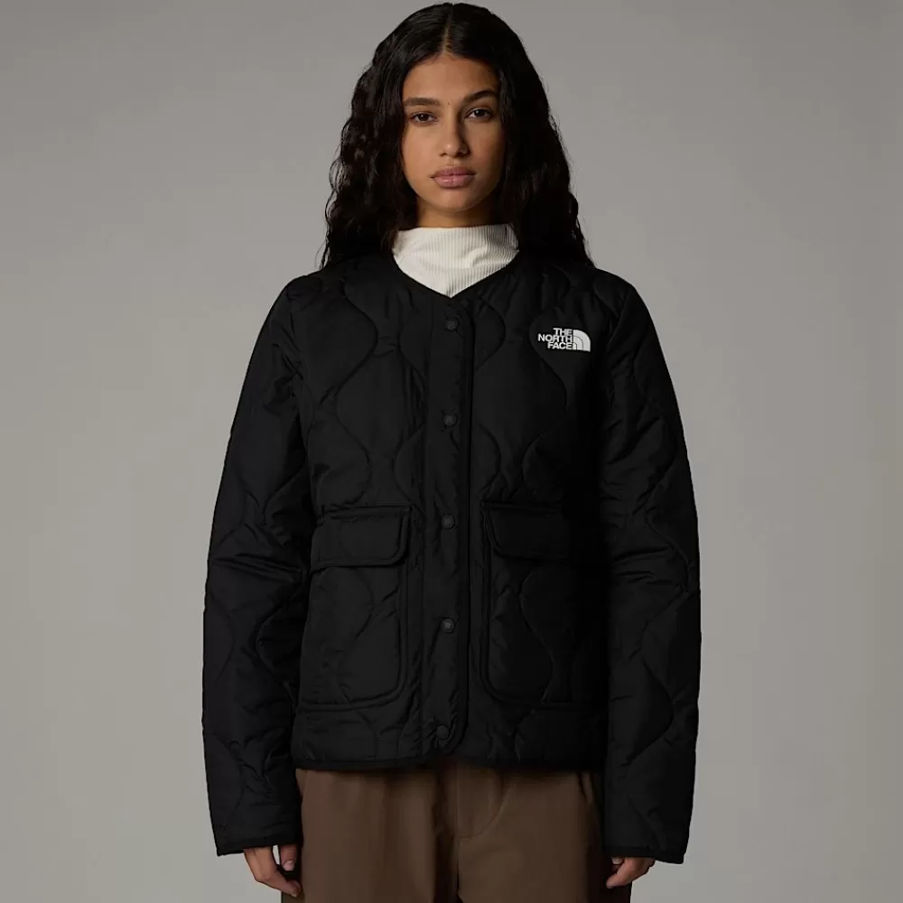 Cheap The North Face Damska Pikowana Kurtka Ampato TNF Black