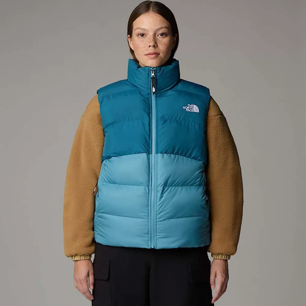 Cheap The North Face Damski Bezrękawnik Saikuru Algae Blue-Mallard Blue