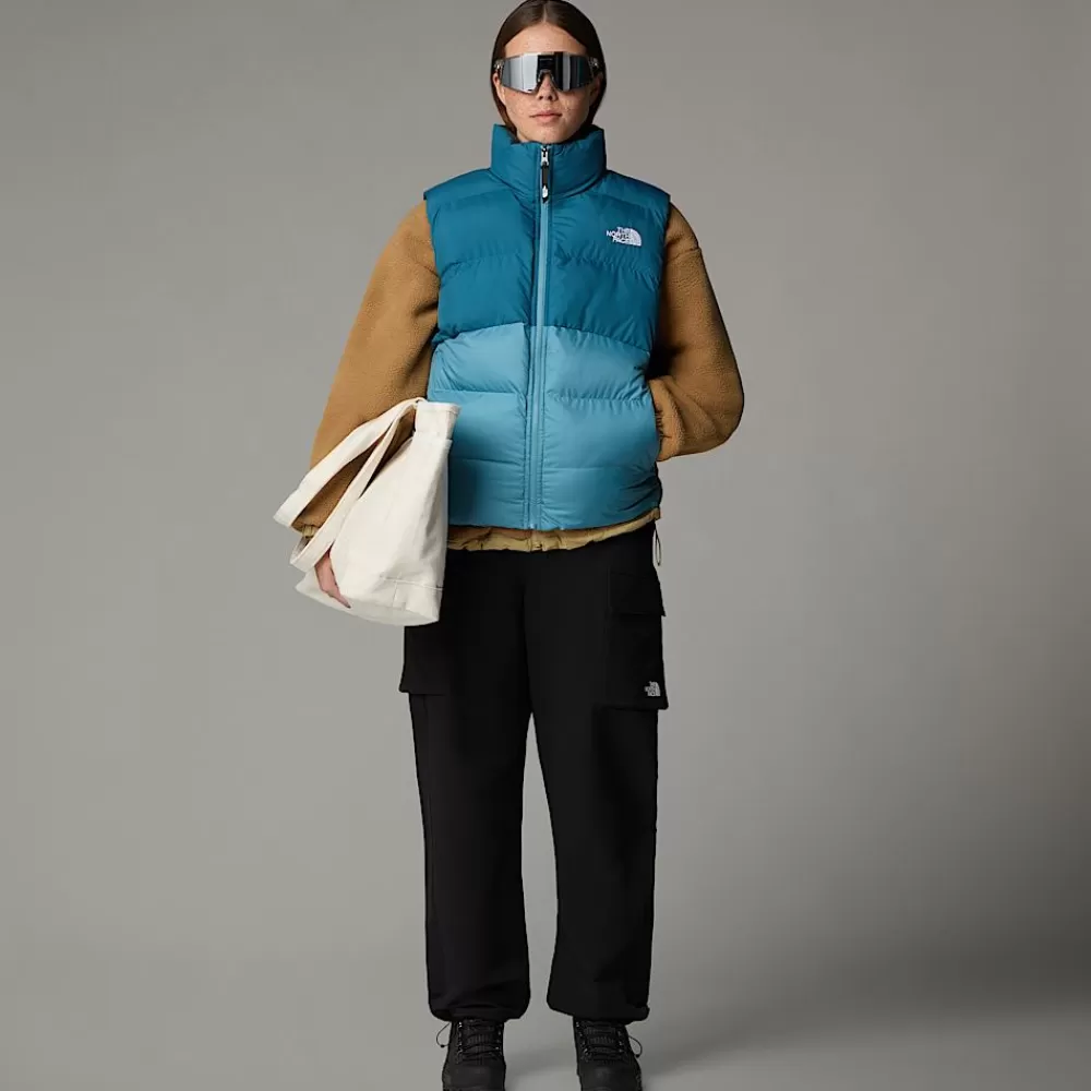 Cheap The North Face Damski Bezrękawnik Saikuru Algae Blue-Mallard Blue