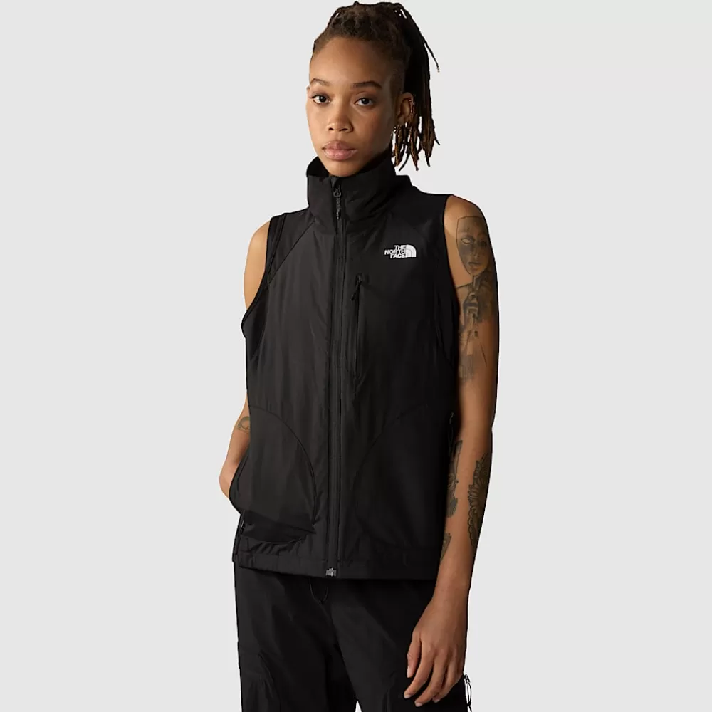 Best The North Face Damski Pakowalny Bezrękawnik Hybrid TNF Black