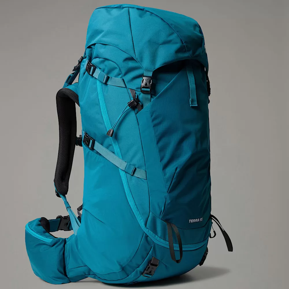 Discount The North Face Damski Plecak Na Wędrówki Terra 55l Blue Moss-Sapphire Slate-NPF