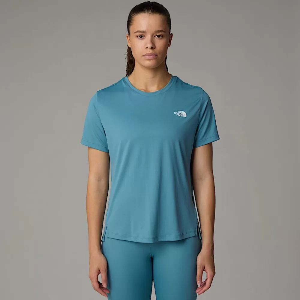 Cheap The North Face Damski T-shirt Flex Algae Blue