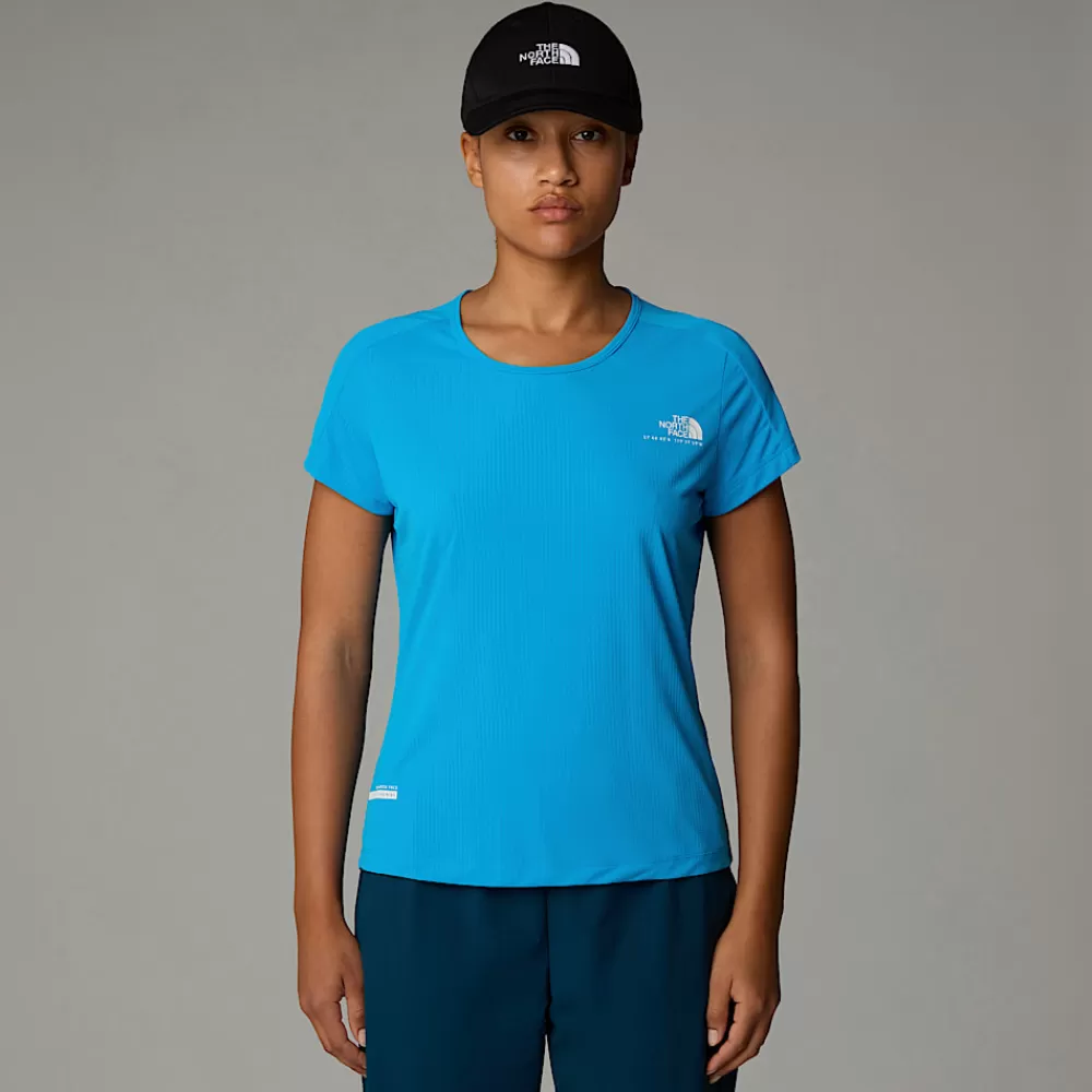 Flash Sale The North Face Damski T-shirt Kikash Belay Blue