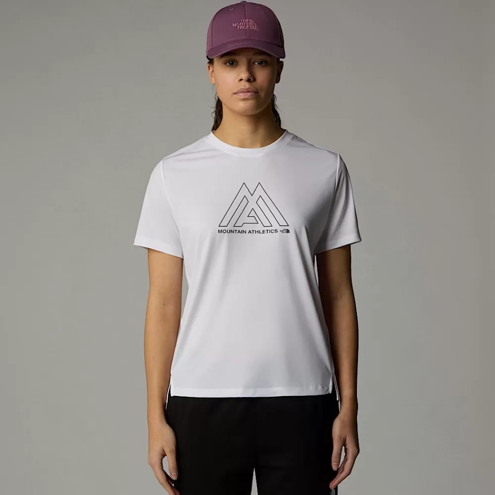 Flash Sale The North Face Damski T-shirt Mountain Athletics Flex TNF White