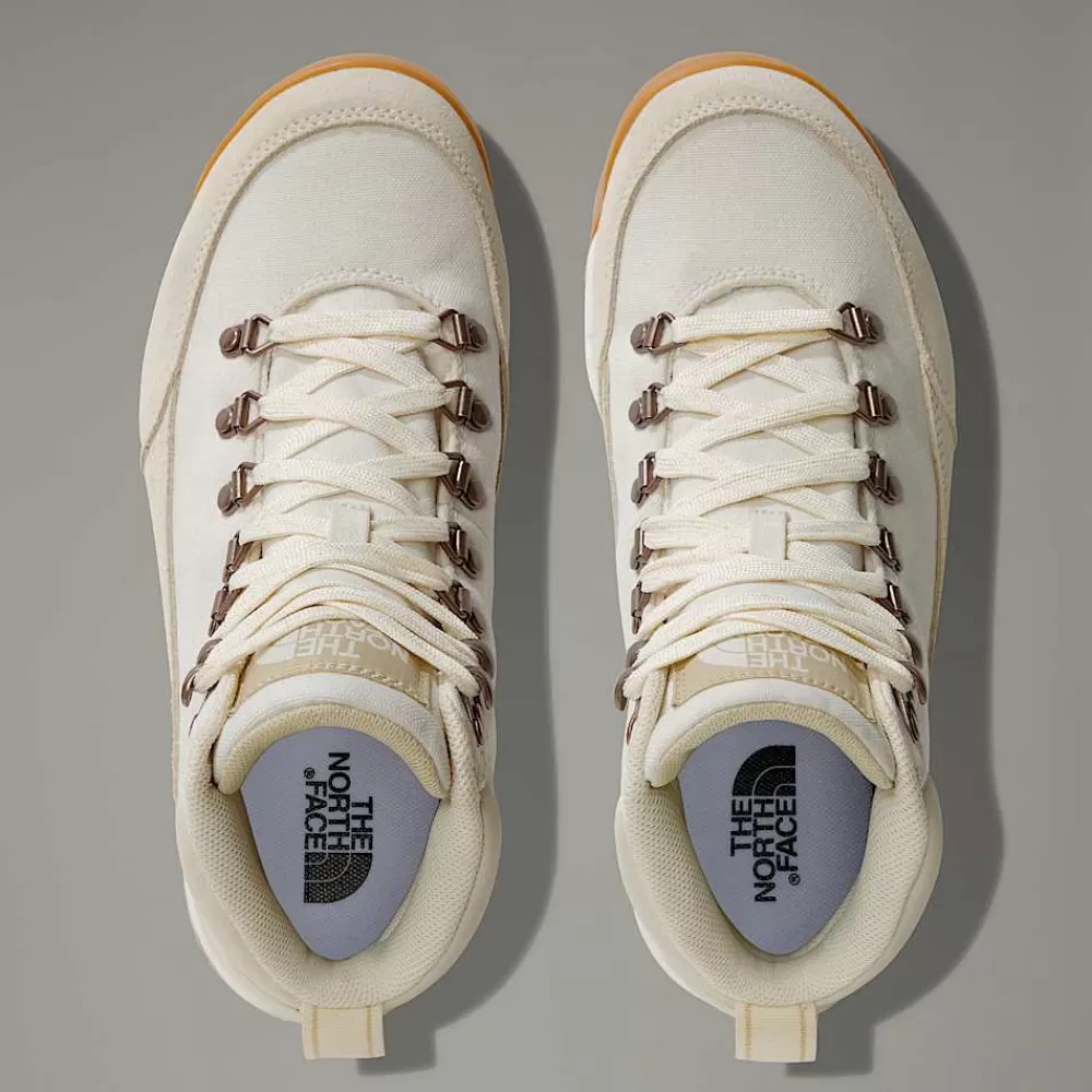 Fashion The North Face Damskie Buty Tekstylne Back-To-Berkeley IV Lifestyle WHITE DUNE/WHITE DUNE