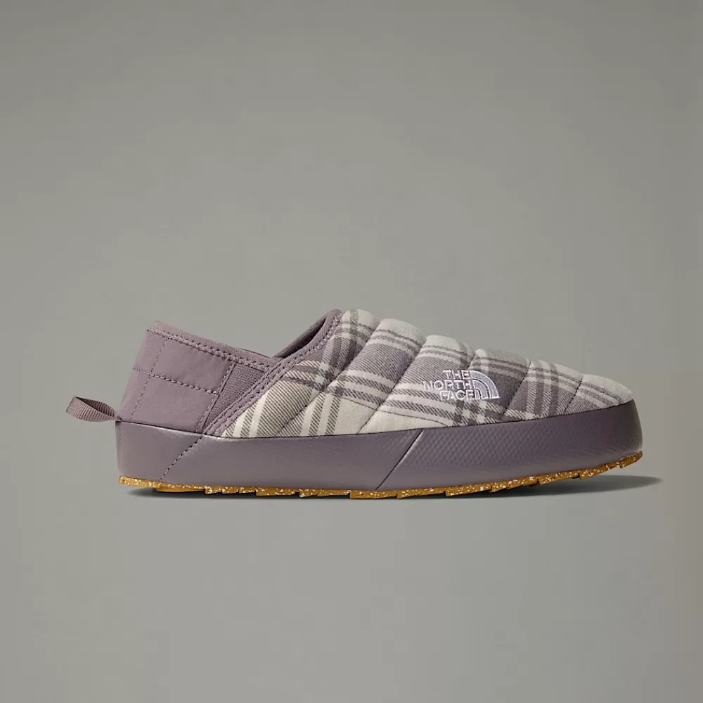 Hot The North Face Damskie Kapcie ThermoBall™ V Traction Novelty LUNAR STONE YARN DYE PLAID/LUNAR STONE