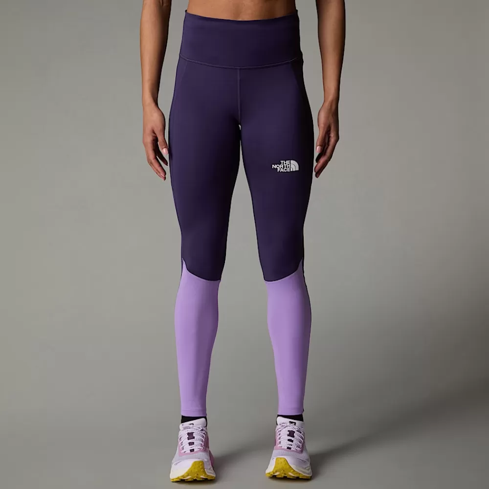 Online The North Face Damskie Legginsy Do Biegów Trailowych Eternal Purple-Purple Granite