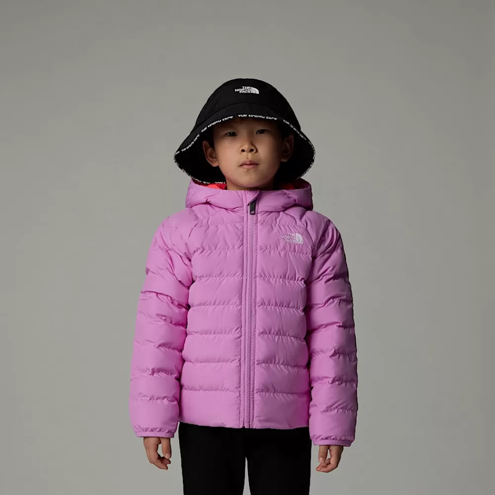 Fashion The North Face Dziecięca Dwustronna Kurtka Perrito Dragonfruit