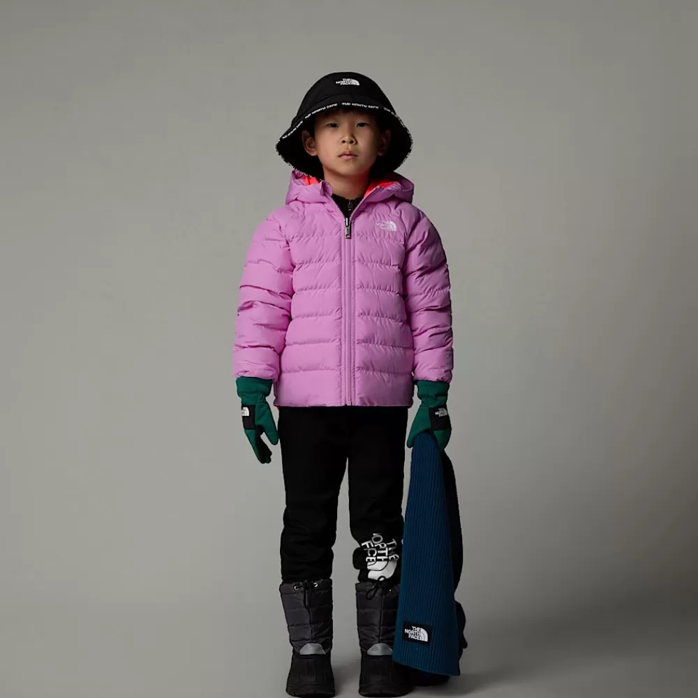 Fashion The North Face Dziecięca Dwustronna Kurtka Perrito Dragonfruit