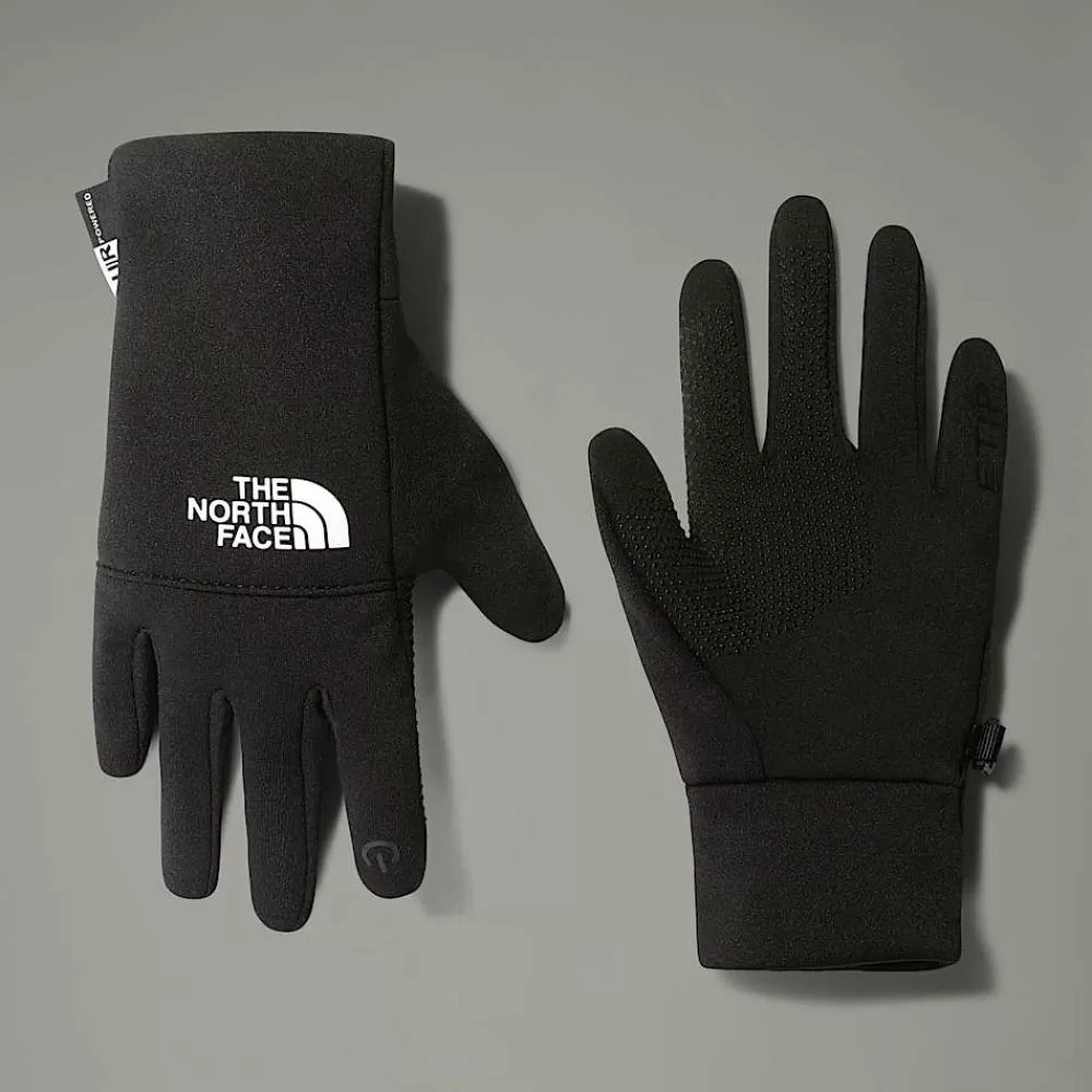 Clearance The North Face Dziecięce Rękawice Etip™ Z Materiałów Pochodzących Z Recyklingu TNF Black