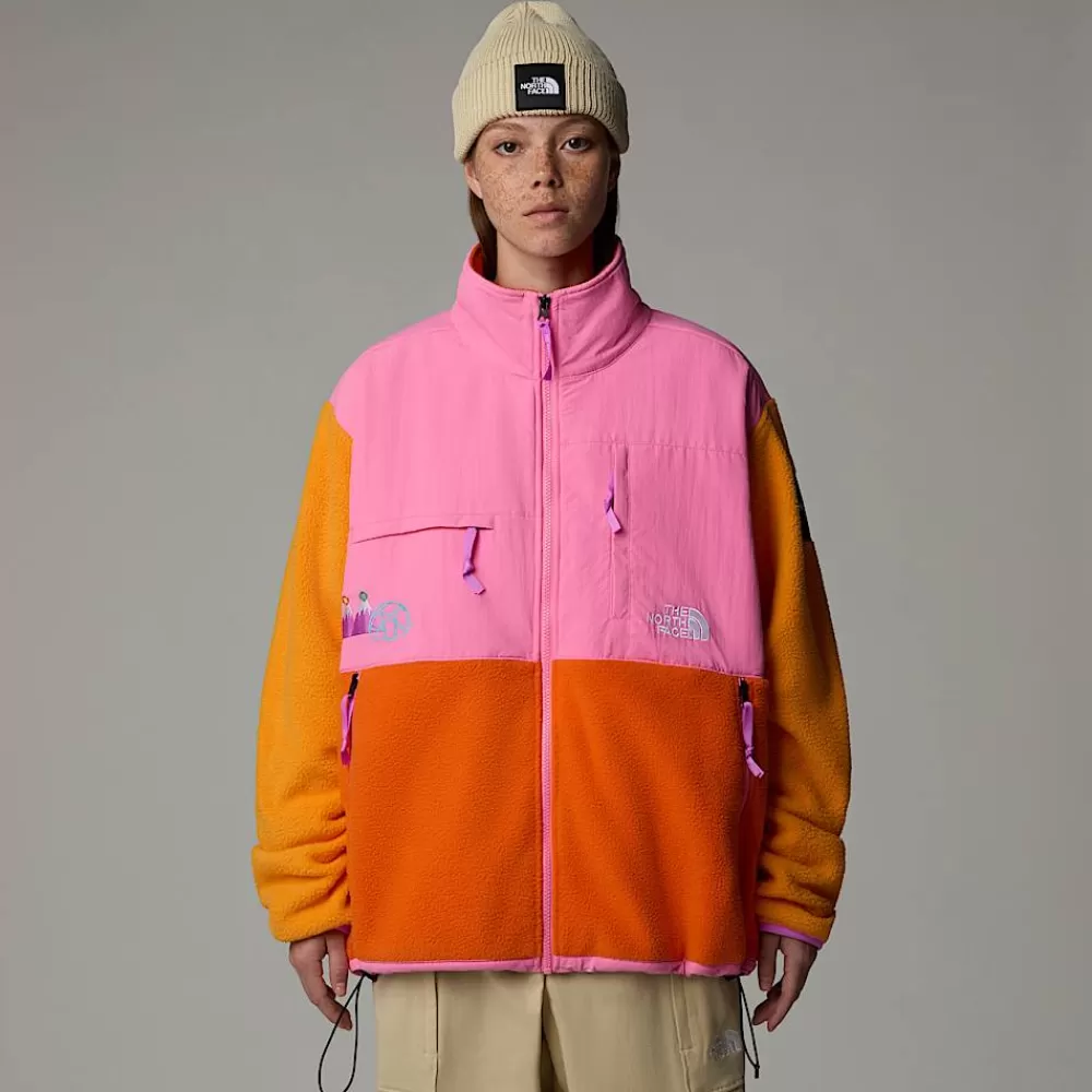 Best Sale The North Face Kurtka Retro Denali TNF X Yinka Ilori Unisex Red Orange-Apricot Glaze