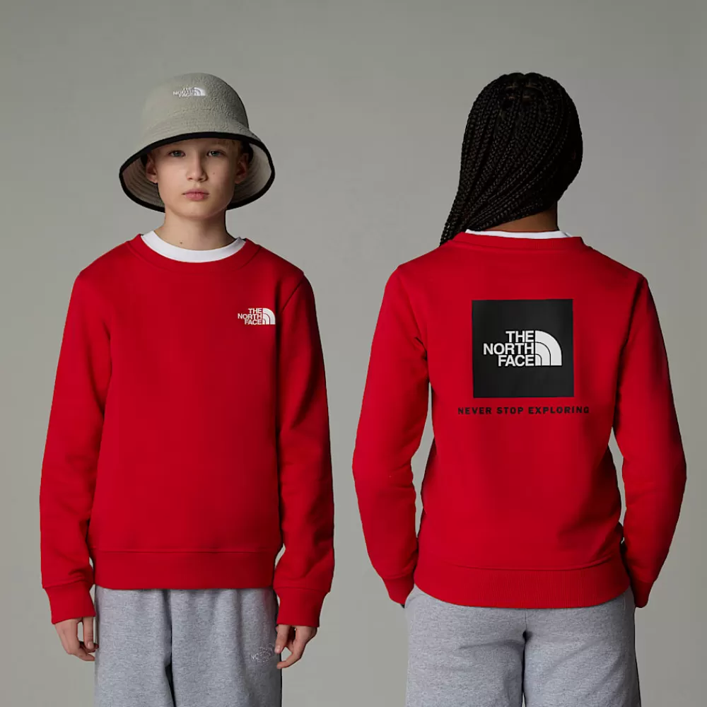 Cheap The North Face Młodzieżowa Bluza Redbox TNF Red