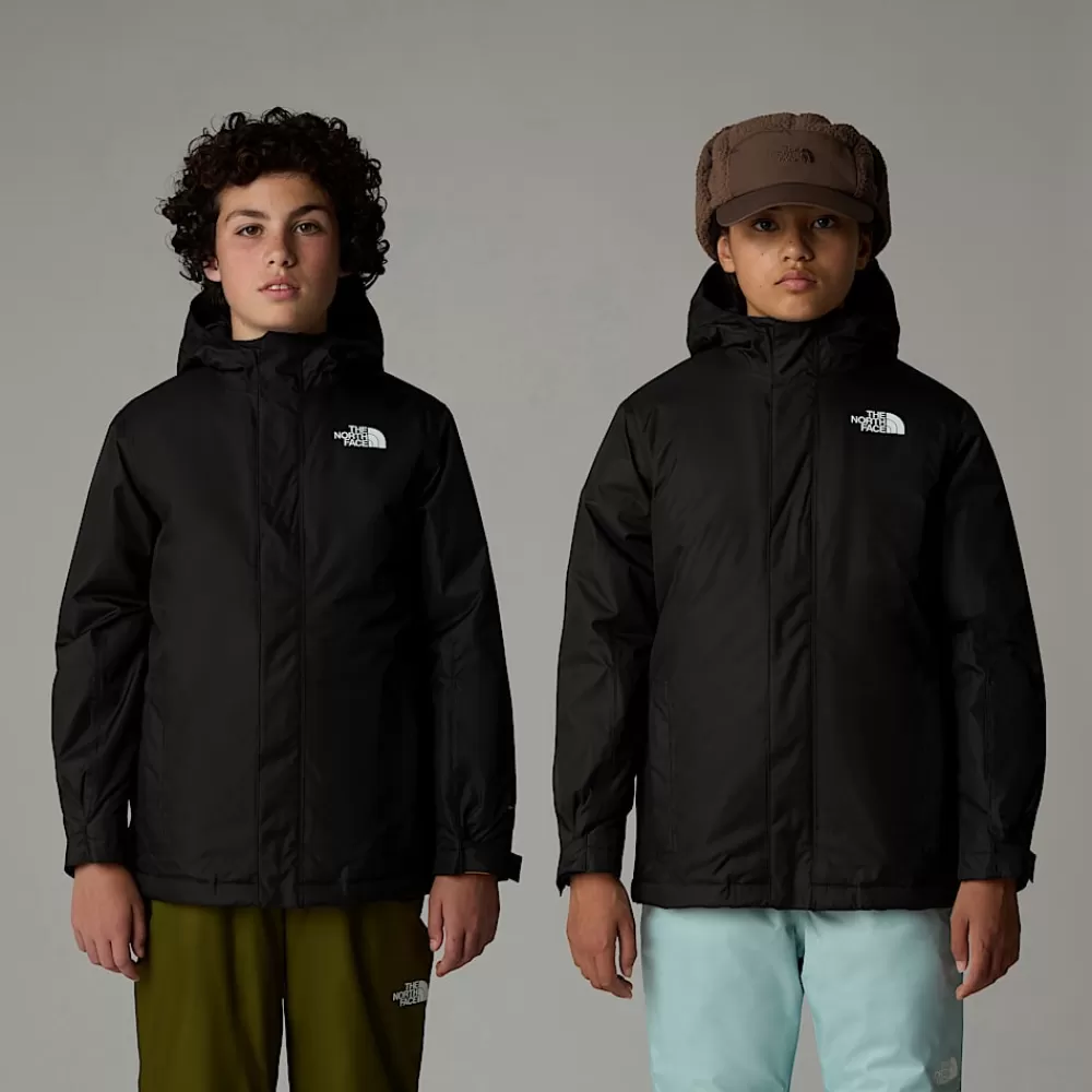 Cheap The North Face Młodzieżowa Kurtka Snowquest TNF Black