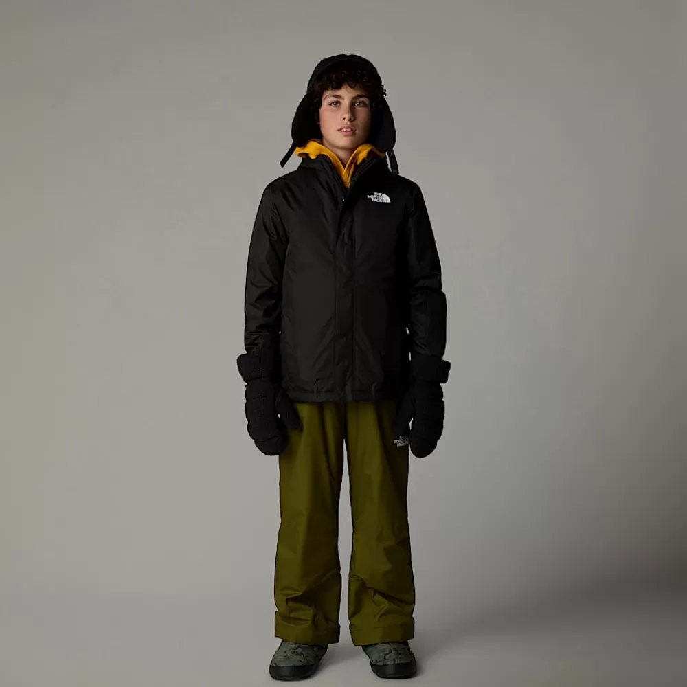 Cheap The North Face Młodzieżowa Kurtka Snowquest TNF Black