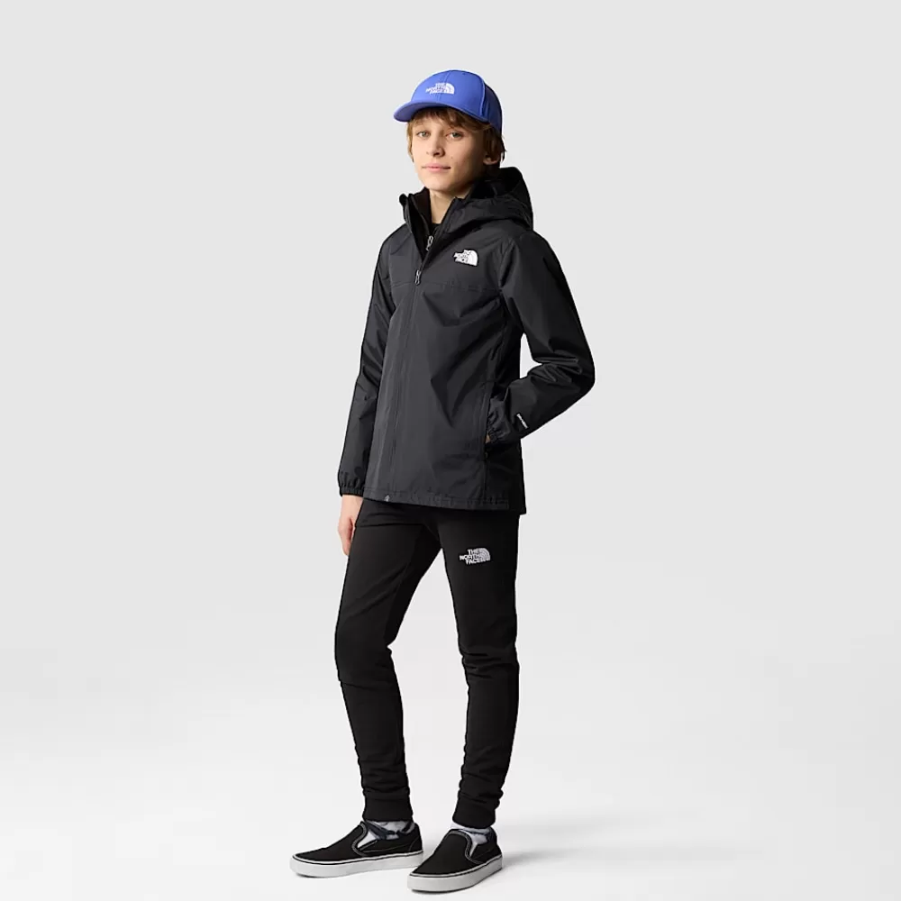 Best Sale The North Face Młodzieżowa Przeciwdeszczowa Kurtka Wierzchnia TNF Black