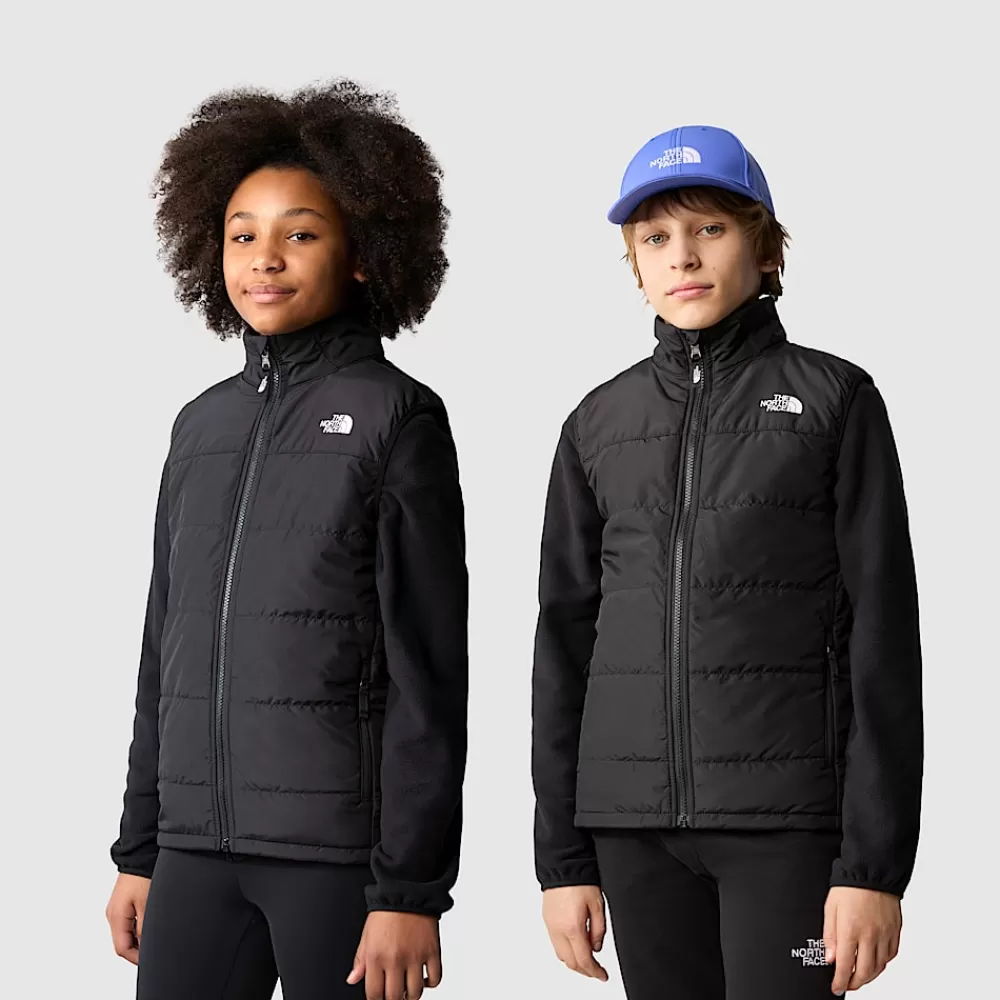 Flash Sale The North Face Młodzieżowy Ocieplany Bezrękawnik Reactor TNF Black